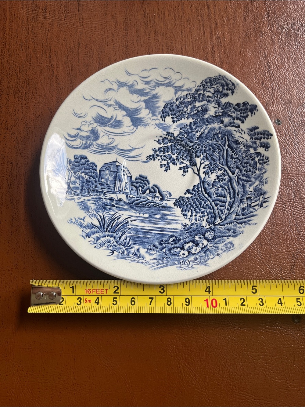 Set of 6 Enoch Wedgwood (Tunstall) Countryside saucers